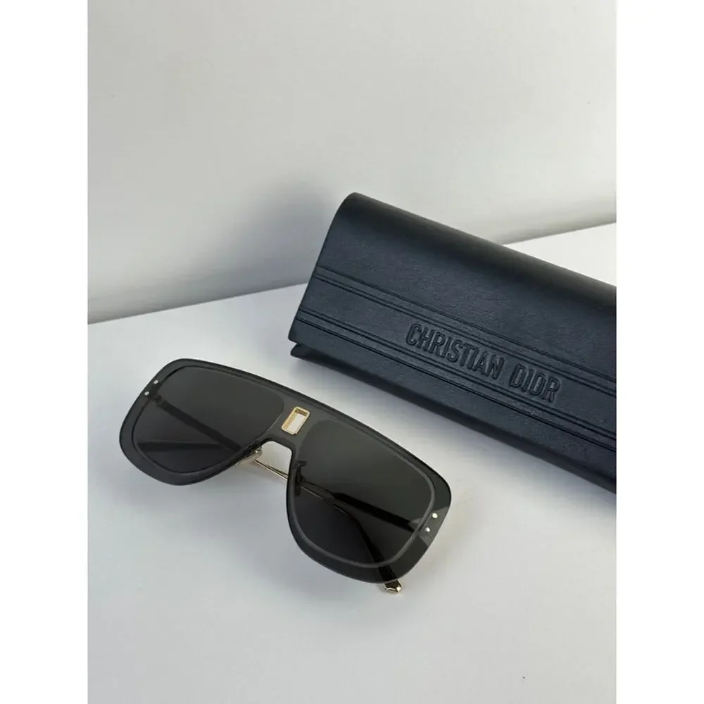 NEW Dior UltraDior MU Aviator Sunglasses in Dark Grey Gold - Picture 2 of 10